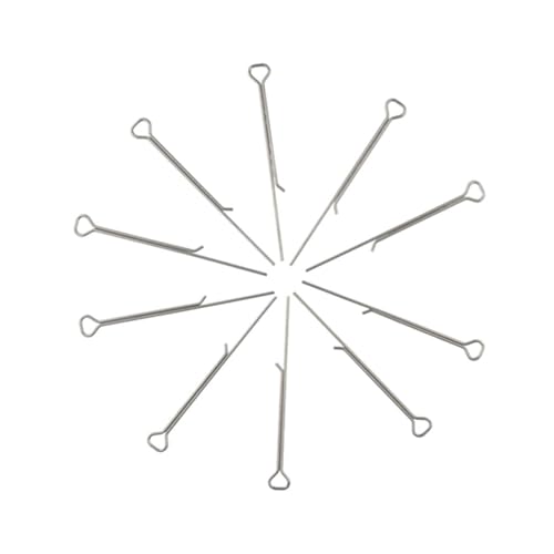 30 piezas de sujetadores para mechas de vela de 11 cm miniatura 6
