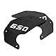 Motorrad-Seitenabdeckung, Rahmenplatte, Langlebig, Glänzender Schutz, Aluminiumlegierung für für Vulcan S 650 2015-2021 (BLACK)