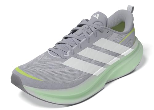 adidas Homme Supernova Glide Running Shoes, Halo Silver/FTWR White/Dash Grey, 42 EU