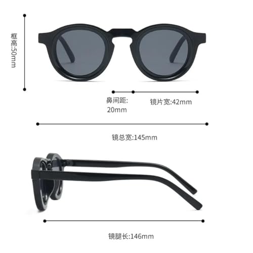 Retro Round Small Frame Sunglasses Men Women Fashion Uv Resistant Sunglasses2
