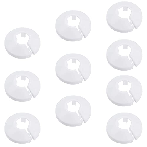 NITAIUN 10 Piezas Radiador Plástico de Tubo,Tapones para Tubos de Calefacción Embellecedor Rosetas...