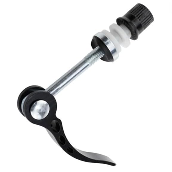Black Bicycle Quick Release Clamp, 5.0mm x 2.36 inches,Folding Saddle Seat Post for Folding Bike, Mountain Bike Cam Lever Bolt, Convenient to Take, Seats and Saddles