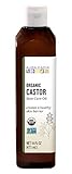 Aura Cacia Organic Castor Skin Care Oil | GC/MS Tested for Purity | 473ml (16 fl. oz.)