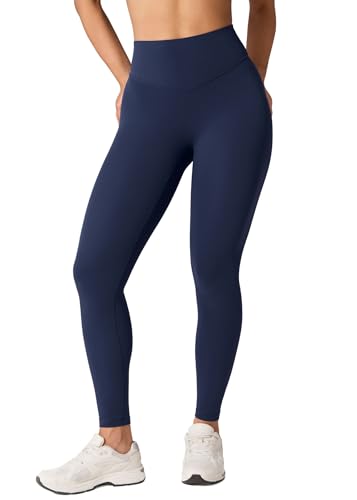 Image of UNISSU Hugcurve No Front Seam High Waisted Workout Leggings for Women Buttery Soft Yoga Pants Gym Athletic Tights - 25''