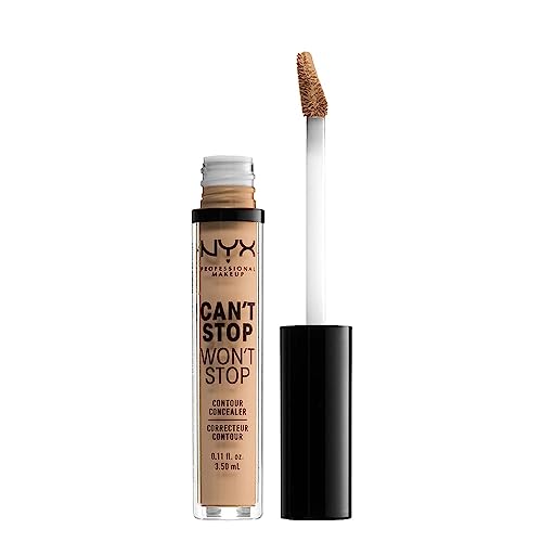 Nyx Can?T Stop Won?T Stop Full Coverage Contour Concealer Medium 3 5ml - vue 2