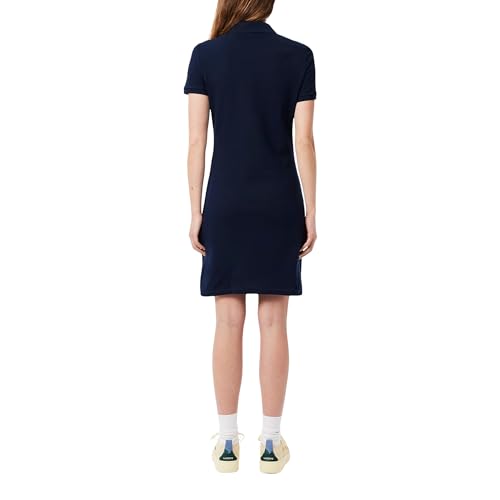 Image of Lacoste Women's Slim Fit Stretch Petit Pique Polo Dress