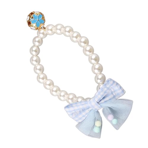 猫 首輪 犬 首輪 犬の 首輪 猫の首輪 猫用首輪 猫首輪 19p〜33p 調節可能 ネコ 首輪 スプリングロープ 鈴付き 蝶結び付き 可愛い首飾り おしゃれ 超軽量 優しい ペット首輪 小型犬 ブルー