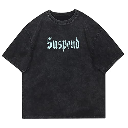 Vamtac Oversized Graphic Tees for Men Y2k Vintage Graffiti Short Sleeve Streetwear Tops Tshirt Unisex