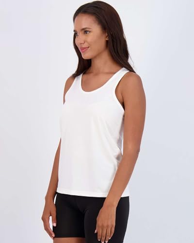 Image of Real Essentials 5-Pack Women's Racerback Tank Top Dry-Fit Athletic Performance Yoga Activewear (Available in Plus Size)