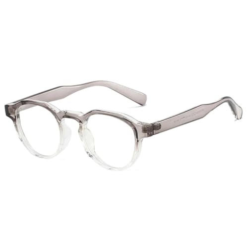 Monture de lunettes ronde vintage pour affirmer votre personnalité avec des verres transparents