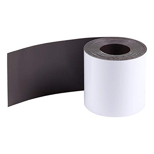 kleenist 2 inch x 10 Foot ThickSTICK Premium Dry Erase Glossy White Magnetic Strip Roll - Write on/Wipe Off - Home, Kitchen, Garage, and Chore Organization. 50% Thicker and Made in The USA