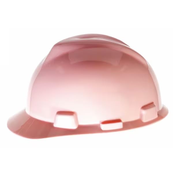 Hard Hat, Polyethylene, 4 Point Ratchet, Type 1, Class E, Pink, Mfr: 495862-A