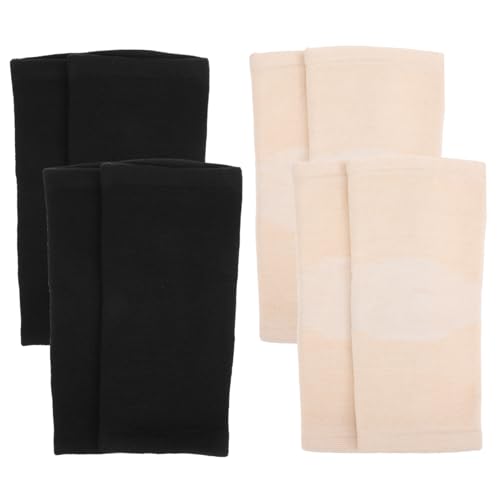 HOODANCOS 2Pairs High Elasticity Knee Protectors Warm Exercise Pads for Adults Thick Comfort Supportive Sports Covers for Cold Weather Stylish Breathable Design Skin