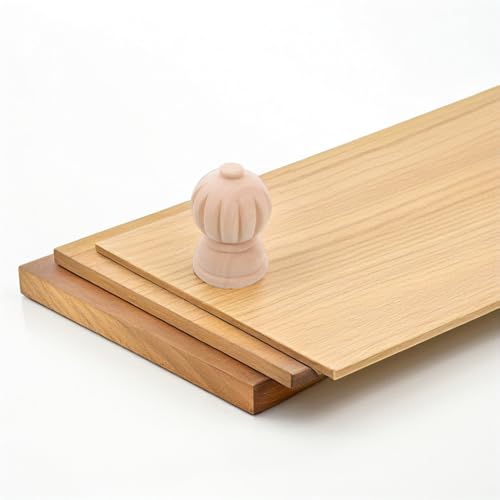Balaustre de madera sin terminar contra deformaciones para escaleras seguras 6