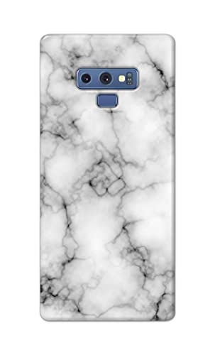 Image of Light White Marble Texture Natural Pattern Hard Back Case Cover for Samsung Galaxy Note 9, SM-N960F / DS, SM-N960U, SM-N9600 / DS Back Cover -(J5) VNS2230