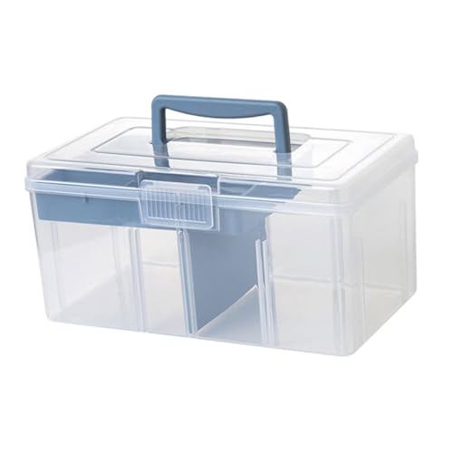 Boîte de rangement compartimentée transparente pour petits objets DIY