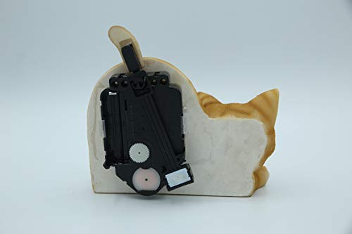 Aie Gf65 Small Orange Tabby Cat Desk Clock With Wagging Tail #TOP2