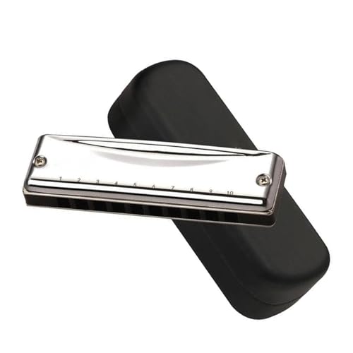n[jJ Harmonica10 n[v^JJo[v[g[hL[ C v̊y (Color : Silver-C)