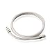 Cable Matters 3-Pack RG6 Coaxial Cable - 3ft, [CL2 Rated for in-Wall Use](CM) Quad Shield Coaxial Cable, Short Coax Cord for TV, Digital Router, Satellite Receiver and More, White