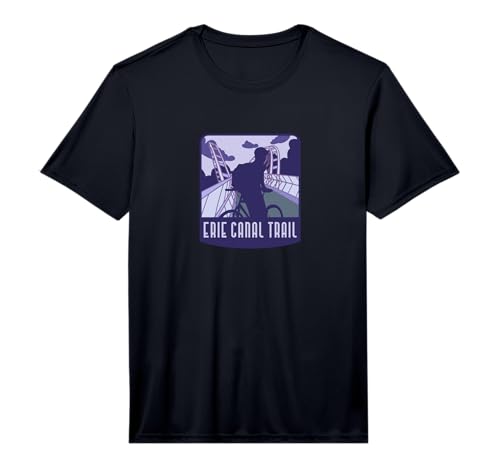 Mens Erie Canal Trail - Cycling Performance T-Shirt