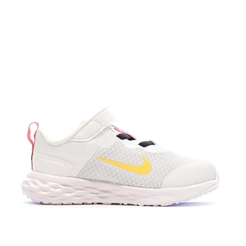 Baskets Nike Revolution 6 enfant blanches : chaussures de course souples et légères - 2