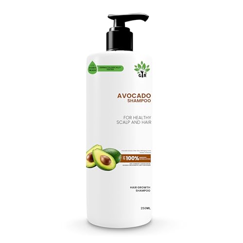 Image of GIR Avocado Shampoo - For Gently cleanses & smoothens| Sulphate & Parabens Free | | Reduces Frizz, Retains Moisture & Conditions Strands | 250ML