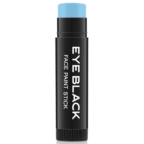 Light Blue Eye Black Stick for Baseball Football Softball Lacrosse Anti-Glare Under Eye Grease Stick for Athletes Sports Training Sports Eye Black