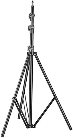 Digitek DLS-9FT Lightweight Aluminum Alloy Light Stand for Ring Light, Reflector, Flash, Diffuser & Softbox, Portable Studio Stand for Indoor & Outdoor Photography