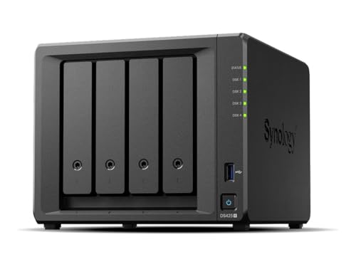 Synology DiskStation DS425+ NAS/Serveur de Stockage Intel® Celeron® J4125 2 Go DDR4 0 to - Noir