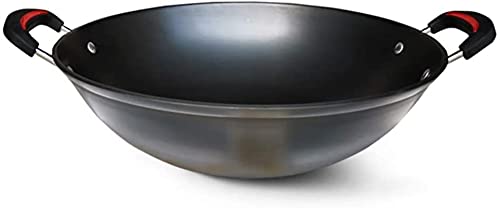 Wok grande de hierro fundido para inducción 34 cm miniatura 1