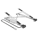 グリーンハウス ドッキングステーション パソコンスタンド USB接続 HDMI 映像出力 LANポート搭載 充電 ノートPC GH-MHC6B-SV