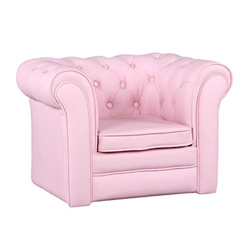 BGROEST Chair for Kids and Adults Furniture For Kids Perfect For Reading Playing Video Games Or Relaxing Children Sofa (Color : Pink, Size : 63x42x47cm)