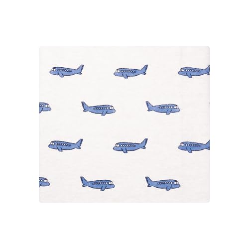 Image of Hudson Baby Infant Boys Cotton Flannel Receiving Blankets 4-Pack, Born To Fly, One Size