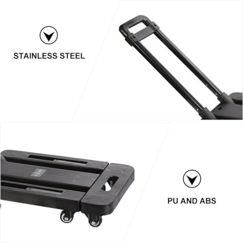 Carro de plataforma para transportar cargas pesadas en acero inoxidable 4