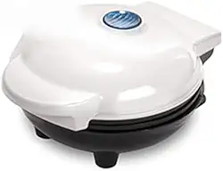Mini Forno de Pizza para Waffles - Elétrico, Automático, 110V, Ideal para Café da Manhã (Branco)
