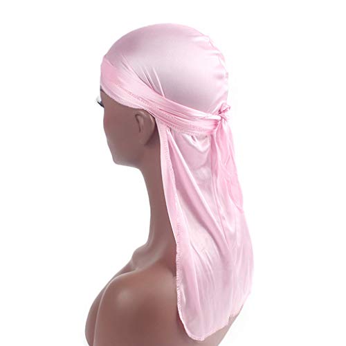 Homyl 5 PCS Mens Caudas Longas Tecer Cap Chapéu Pirata Durag Chemo Turbante Muçulmano