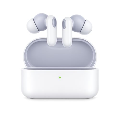 Image of Original Buds 2r for Oneplus Nord Wireless Equipped Mic 12.4mm Drivers Noise Reduction Long Battery 38Hr, Clear and Crisp Voice, Lightweight in-Ear Type C Charging (White)