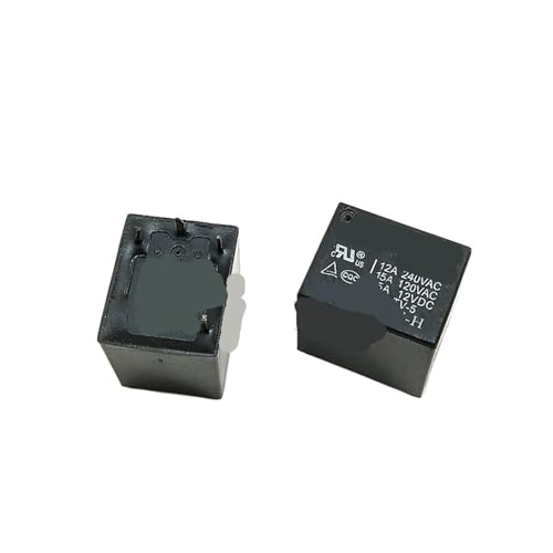 Relé de potencia HJR-21FF-SH-12VDC pack de 2 interruptores electromagnéticos de 15A y 4 pines