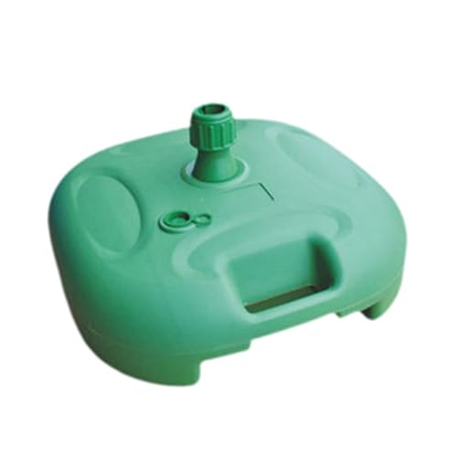 Support de parasol de terrasse rouge 20L avec base coupe-vent