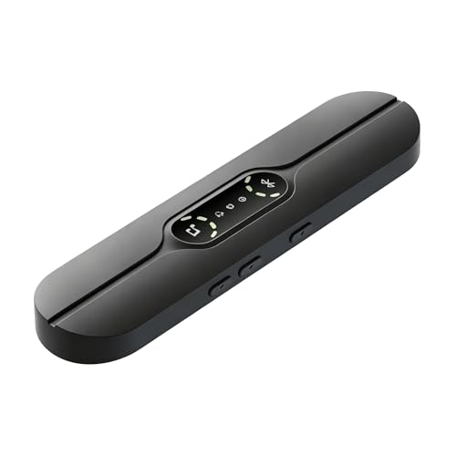 SOVARC Knochenleitung Kissenlautsprecher Bluetooth Schlaflautsprecher mit 10 Einschlafgeräuschen Auto-Schlaf-Timer TF-Karte Ohrenfreies Design für Seitenschläfer & Schlafprobleme Schwarz
