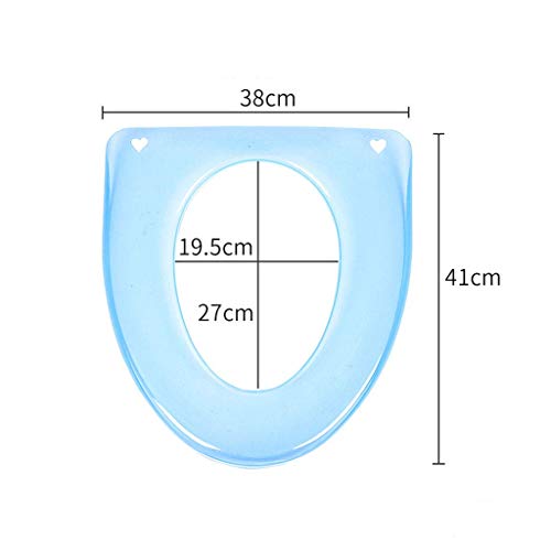 YLKCU Toilettensitzkissen, Toilettensitz, wasserdichter Toilettenbezug, Haushalts-Reiseplastik-Toilettenkissen aus Kunststoff (3er-Pack) – Bild 3