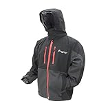 Frogg Toggs PF63161-107XL Pilot Ii Guide Jacket, Black/Gray