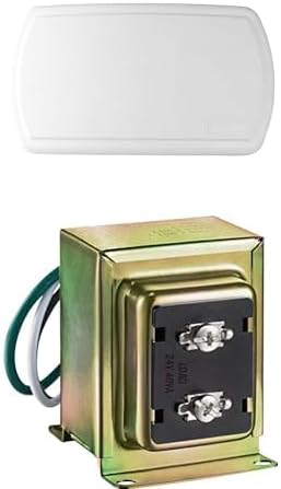 Newhouse Hardware CHM24V Two Note Electric Door Bell Bundled with 40TR 24V/40VA Transformer