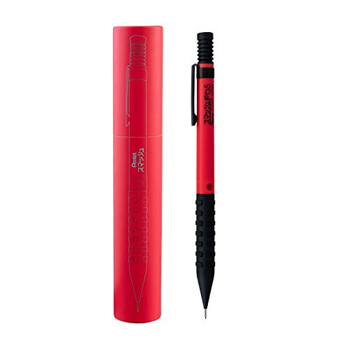 Image of Pentel Smash Drafting Mechanical Pencil (0.5mm) - Special Edition Red Accents w /Tube (Q1005LAB-TB)