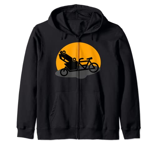 Lastenrad elektro Fahrrad Rad Bike Geschenk Kapuzenjacke