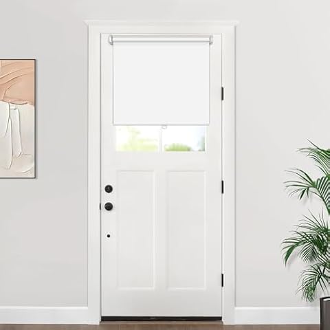 LazBlinds 100% Blackout Door Blinds Cover