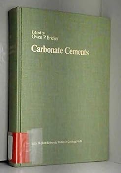 Hardcover Carbonate Cements (Johns Hopkins University studies in geology) Book