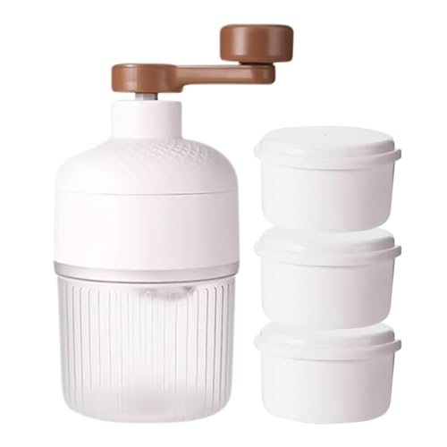 Hand Shaved Ice Machine - Ice Shaver and Snow Cone Machine, Shaved Ice Maker Machine for Home, Portable Manual Ice Crusher