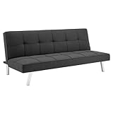 Kingshouse | Sillón Sofá Cama Plegable Vega - Sala Moderna Minimalista - Tapizado Poliéster - Acolchoado - Estructura De...