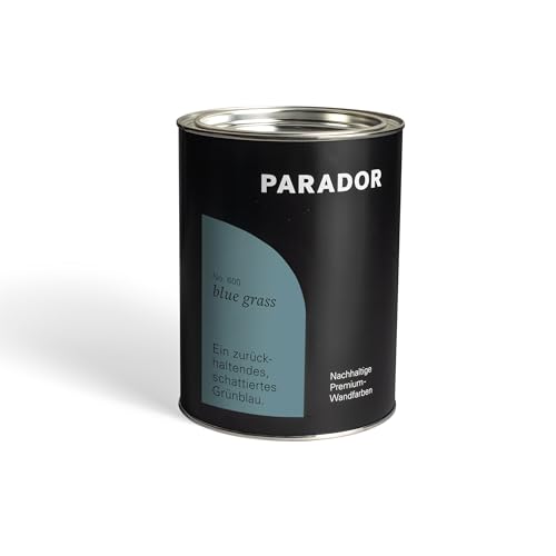 Parador Wandfarbe Blue Grass grünblau petrol 2,5 L - nachhaltige Premium Innenfarbe matt - hohe Deckkraft tropffest spritzfest ergiebig schnelltrocknend geruchsneutral vegan